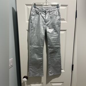 Metallic J Crew Jeans